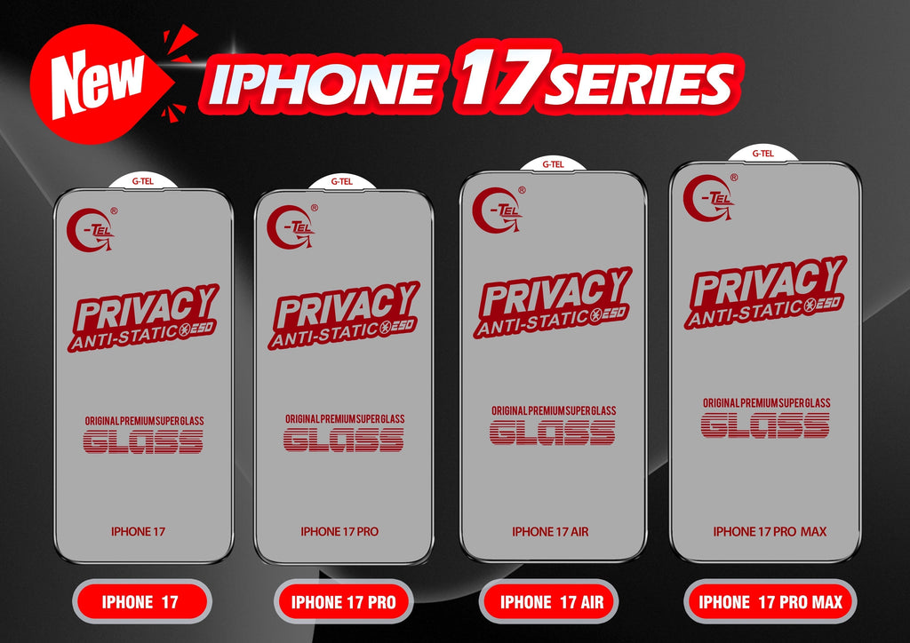 iPhone 17 Series Screen Protector: Advanced Privacy Protection by G-Tel Glass Factory