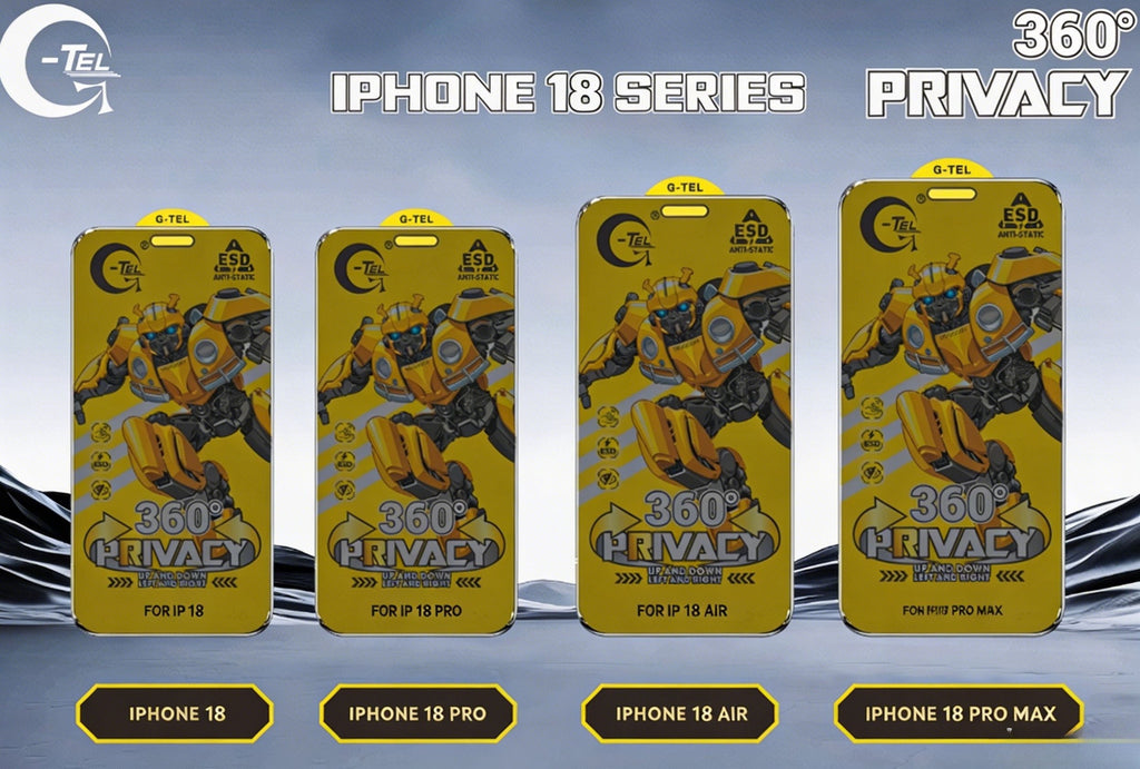 iPhone 18 360° Privacy Screen Protector Orders Are Now Open at G-Tel Glass Factory
