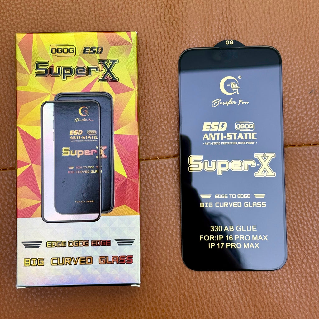 G-TEL SUPER X: One Screen Protector for iPhone 17 Pro Max & iPhone 16 Pro Max | G-Tel Glass Factory