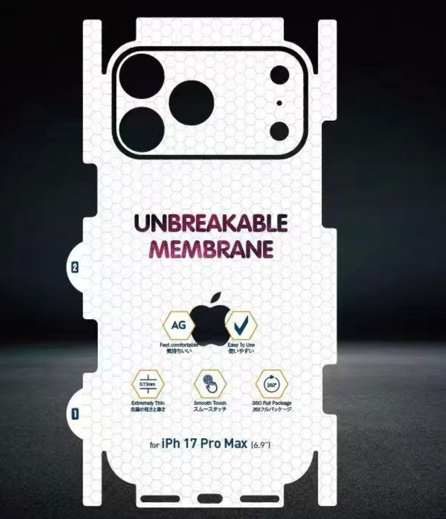 Unbreakable Membrane Screen Protector for iPhone 17 Series: Durable, Flexible, and Ultra-Clear