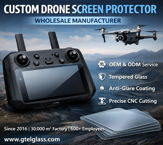 Custom Drone Screen Protector Wholesale | G-Tel Glass Factory
