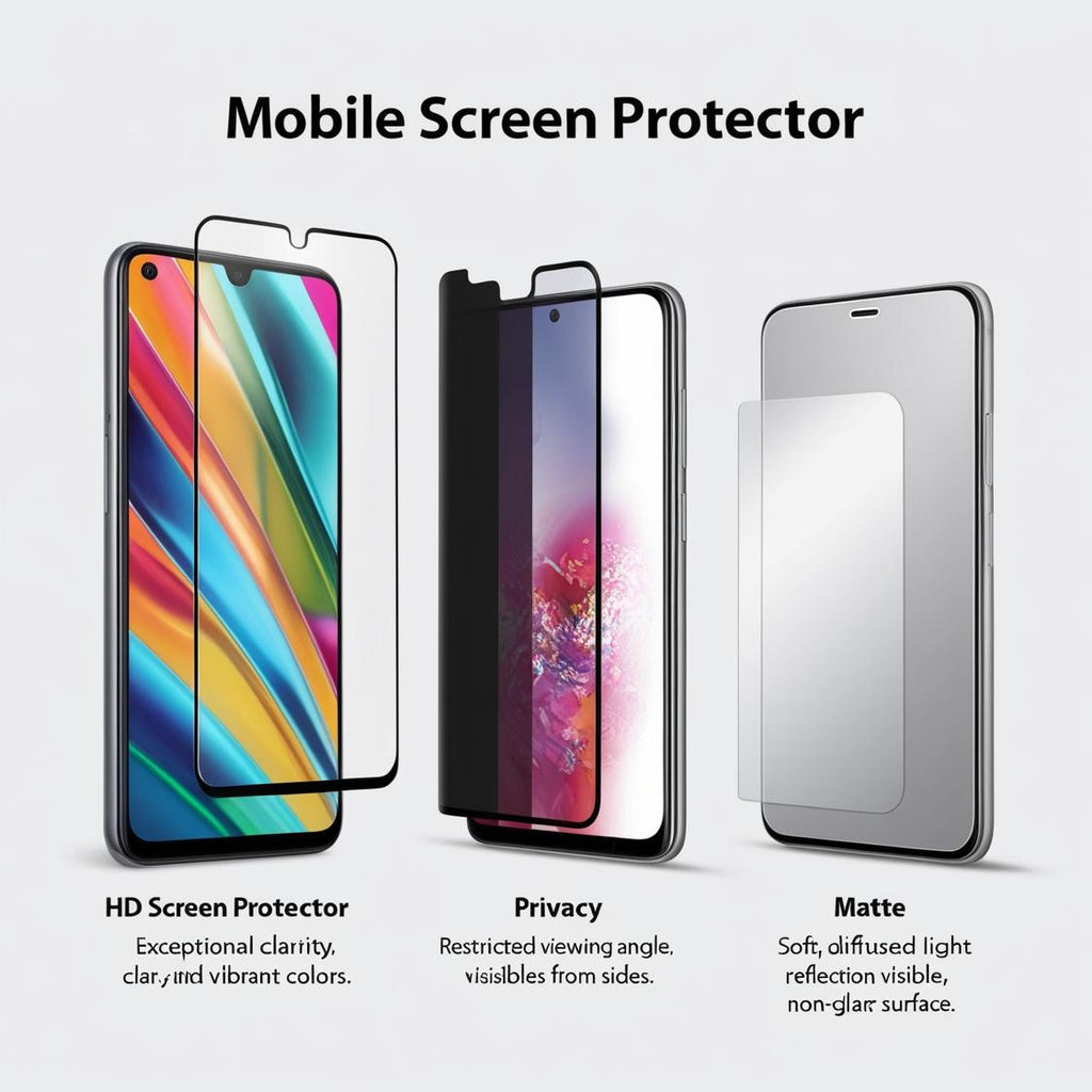 The Ultimate Guide to Screen Protectors: Privcay Screen Protector, HD Privcay Screen Protector, Matte Privcay Screen Protector.