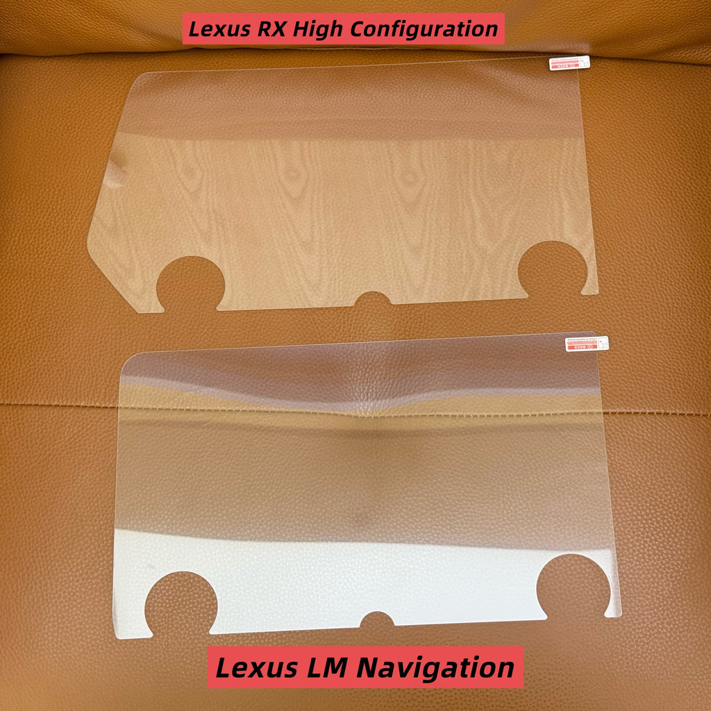 Custom Lexus LM & Lexus RX Navigation Screen Protectors | G-Tel Glass Factory